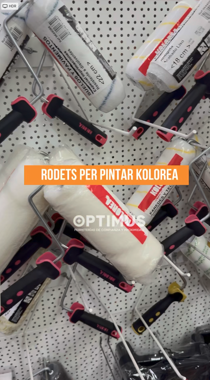 Tipos de rodillos de pintura